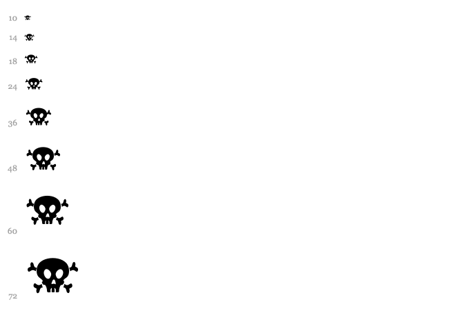 Freaky Halloween font waterfall